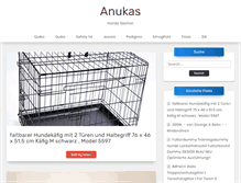 Tablet Screenshot of anukas.com